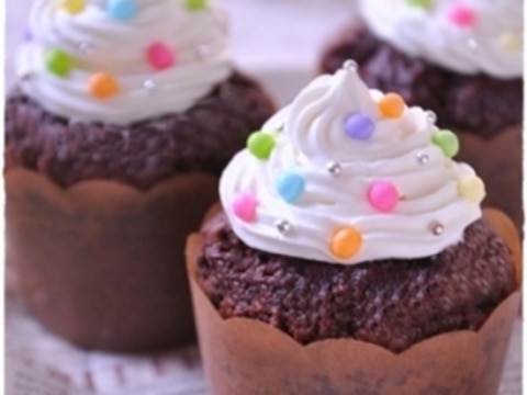 カップケーキ風ブラウニー